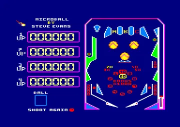 Microball (UK) (1988) screen shot title